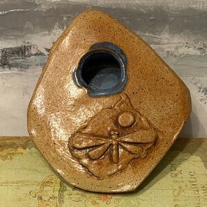 Handcrafted Ikebana Pottery Vase